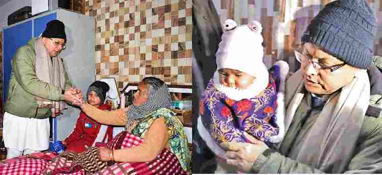 जोशीमठ पहुंचकर सीएम धामी ने लिया जायजा, नरसिंह मंदिर में की सुबह पूजा अर्चना