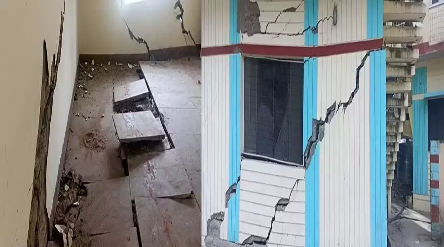 जोशीमठ में तबाही का सिलसिला जारी, 2 होटलों के साथ 22 और भवन भू धंसाव की जद में आए