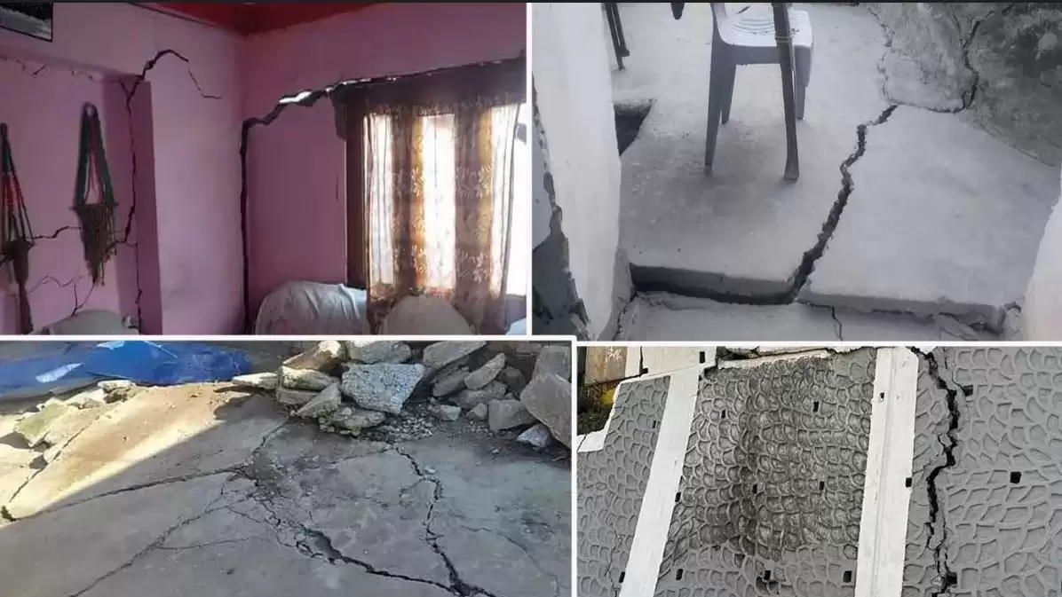 उत्‍तराखंड  के जिले चमोली के जोशीमठ में भू-धंसाव को लेकर केंद्र सरकार भी सतर्क हो