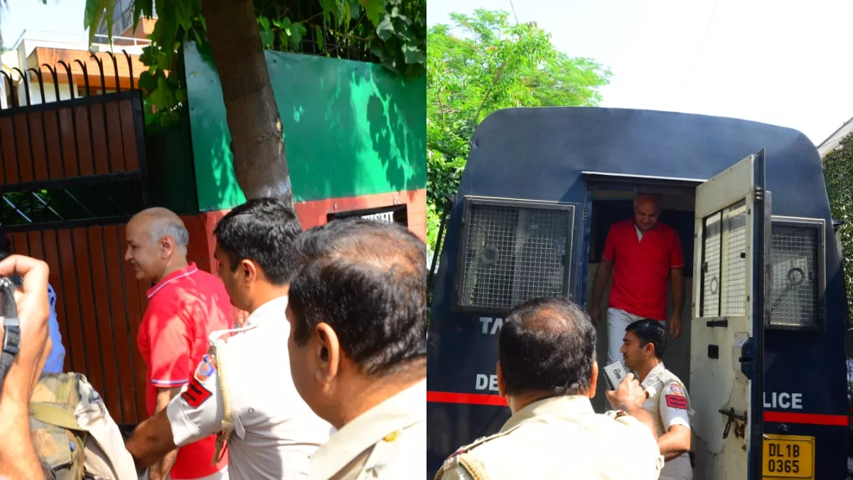 मनीष सिसोदिया पहुंचे घर, पत्नी की बिगड़ी तबीयत, अस्पताल में भर्ती