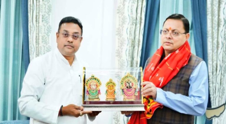 CM धामी से संबित पात्रा ने की मुलाक़ात,इन मुद्दों पर हुई चर्चा