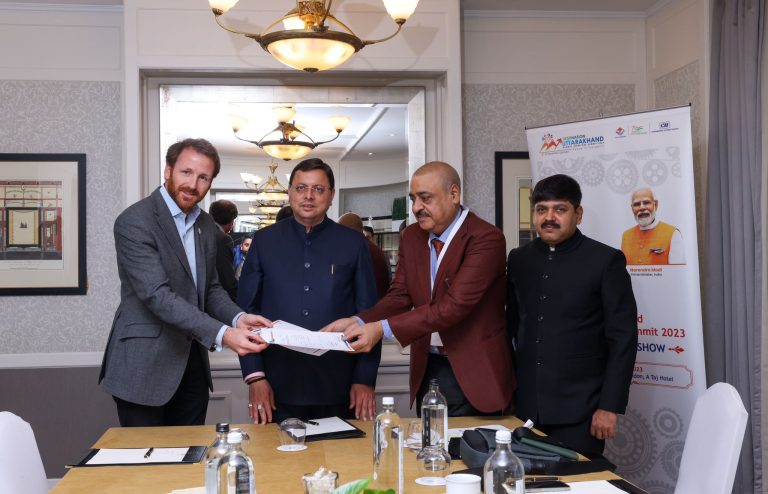 लंदन में आयोजित बैठक में सीएम पुष्कर सिंह धामी की उपस्थिति में पोमा ग्रुप के साथ 2 हजार करोड़ रुपए का एमओयू किया गया