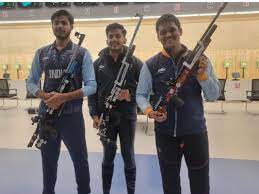 10 मीटर एयर राइफल पुरुष टीम ने दिलाया भारत को पहला गोल्ड, बनाया वर्ल्ड रिकॉर्ड