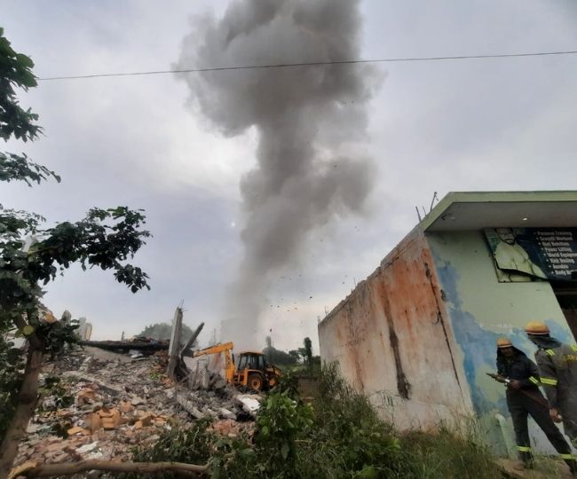 साबुन फैक्ट्री में विस्फोट से चार लोगों की मौत, पांच घायल