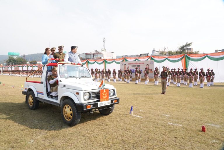 रैतिक परेड में शामिल हुए सीएम धामी, पीआरडी के जवानों के लिए की ये घोषणाएं