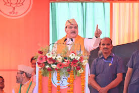 जेपी नड्डा,आज हरिद्वार में करेंगे रोड शो, संतों का लिया आशीर्वाद