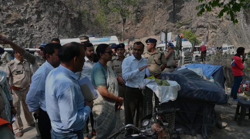 मुख्य सचिव ने टिहरी क्षेत्रांतर्गत तपोवन से कौड़ियाला तक संचालित राफ्टिंग व्यवस्थाओं का निरीक्षण किया