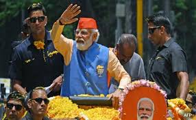 पीएम मोदी के रोड शाे के लिए भाजपा ने बनाई रणनीति