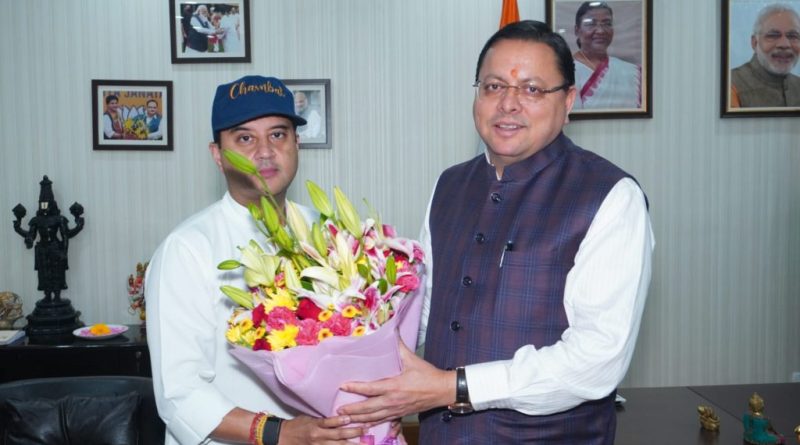 मुख्यमंत्री धामी ने की केंद्रीय संचार मंत्री से भेंट, राज्य में संचार सेवाओं के विस्तार से संबंधित विभिन्न विषयों पर की चर्चा