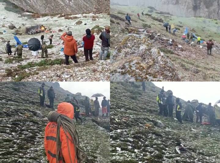 केदारनाथ पैदल मार्ग पर बादल फटने के बाद हाईअलर्ट जारी, फंसे यात्रियों का अब हेलिकॉप्टर से किया जा रहा रेस्क्यू