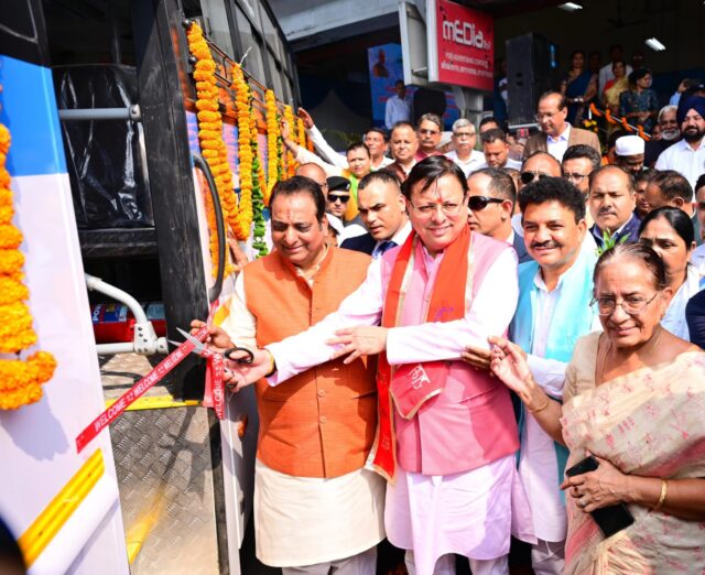 मुख्यमंत्री ने दीपावली पर्व पर दी 130 नई बसों की सौगा