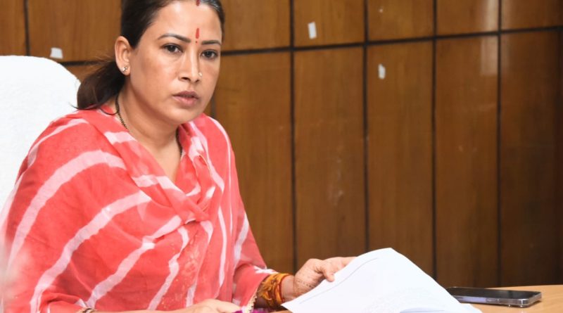 प्रदेश भर की महिलाओं का सशक्तीकरण सुनिश्चित करेगी नीति: मंत्री रेखा आर्या
