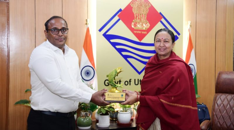 मुख्य सचिव से सचिवालय में सचिव पशुपालन व मत्स्य विभाग डॉ. बीवीआरसी पुरुषोत्तम ने मुलाक़ात की,दी ये जानकारी