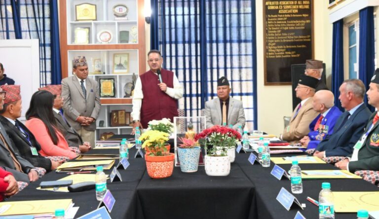 मंत्री गणेश जोशी ने आल इण्डिया गोरखा एक्स सर्विसमैन वेलफेयर एसोसिएशन के दो दिवसीय वार्षिक सम्मेलन में किया प्रतिभाग