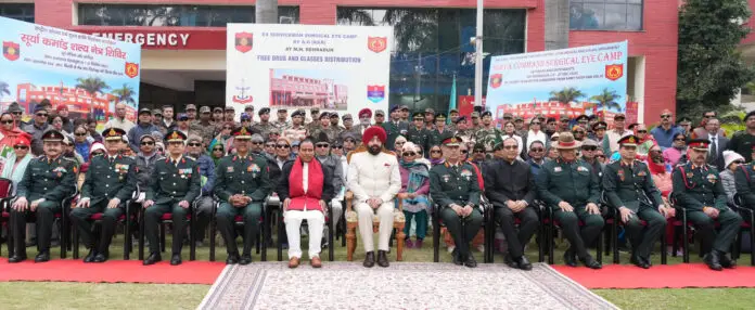 राज्यपाल ने किया सैन्य अस्पताल, देहरादून में ‘‘मेगा नेत्र शल्य चिकित्सा शिविर’’ में प्रतिभाग