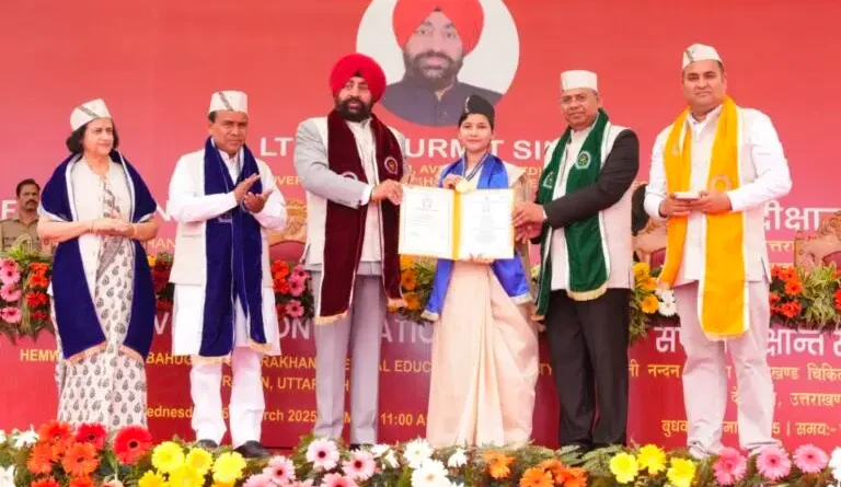 राज्यपाल ने किया हेमवती नन्दन बहुगुणा उत्तराखण्ड चिकित्सा शिक्षा विश्वविद्यालय के सातवें दीक्षांत समारोह में मुख्य अतिथि प्रतिभाग