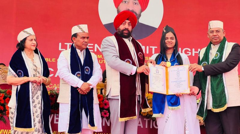 एचएनबी मेडिकल यूनिवर्सिटी के दीक्षांत समारोह में सीआईएमएस कालेज के छात्र छात्राओं का परचम।