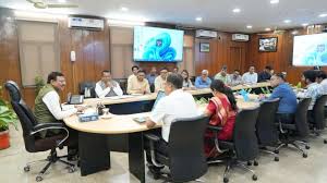 मुख्य सचिव ने बीएसएनएल, एयरटेल एवं जियो नेटवर्क के राज्य स्तरीय अधिकारियों के साथ की बैठक