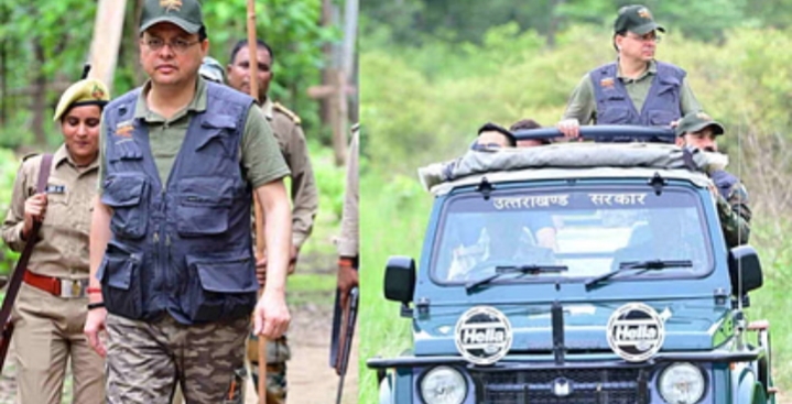 कॉर्बेट में सीएम धामी सुरक्षा चूक मामला, तीन कर्मचारियों पर गिरी गाज, सस्पेंड