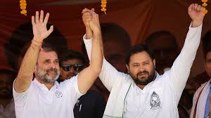 तेजस्वी ने दोहराई चुनाव बहिष्कार की बात; राहुल बोले- मेरे पास धांधली के सबूत