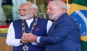 राष्ट्रपति से मुलाकात, संसद में संबोधन, ब्राजील के बाद नामीबिया पहुंचे पीएम मोदी