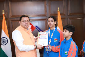 मुख्यमंत्री धामी ने उत्तराखंड के कराटे चैंपियन्स को किया सम्मानित